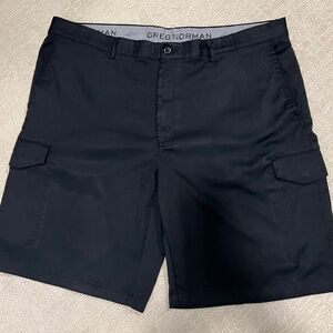 Greg Norman Men’s Golf Shorts, Black, Size 40